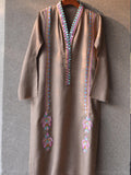 BROWN PASHMINA KURTA
