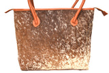 THE TOTE BAG - REAL GENUINE COWHIDE