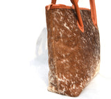 THE TOTE BAG - REAL GENUINE COWHIDE