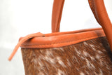THE TOTE BAG - REAL GENUINE COWHIDE