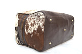 TRAVELLER DUFFLE BAG - REAL GENUINE COWHIDE
