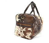 TRAVELLER DUFFLE BAG - REAL GENUINE COWHIDE