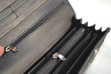 CLUTCH WALLET - BLACK AND WHITE - REAL GENUINE COWHIDE