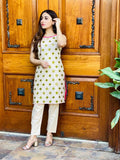 MIRROR WORK DRESS BARI EID