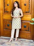MIRROR WORK DRESS BARI EID