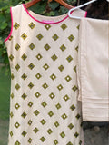MIRROR WORK DRESS BARI EID